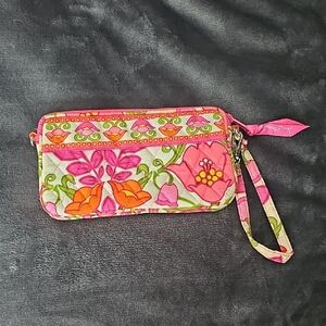 Vera Bradley Multicolor Floral Wristlet